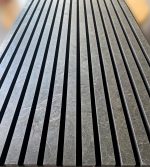 Akustinė tašelių plokštė Tamsiai pilkas akmuo su raštu HPL 600x2400mm - Image 3