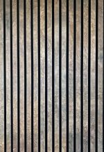 Akustinė tašelių plokštė Rudas akmuo su pilku raštu HPL 600x2400mm - Image 2