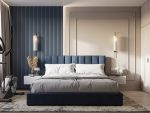 Akustinė tašelių plokštė PVC Indigo mėlyna - Image 3